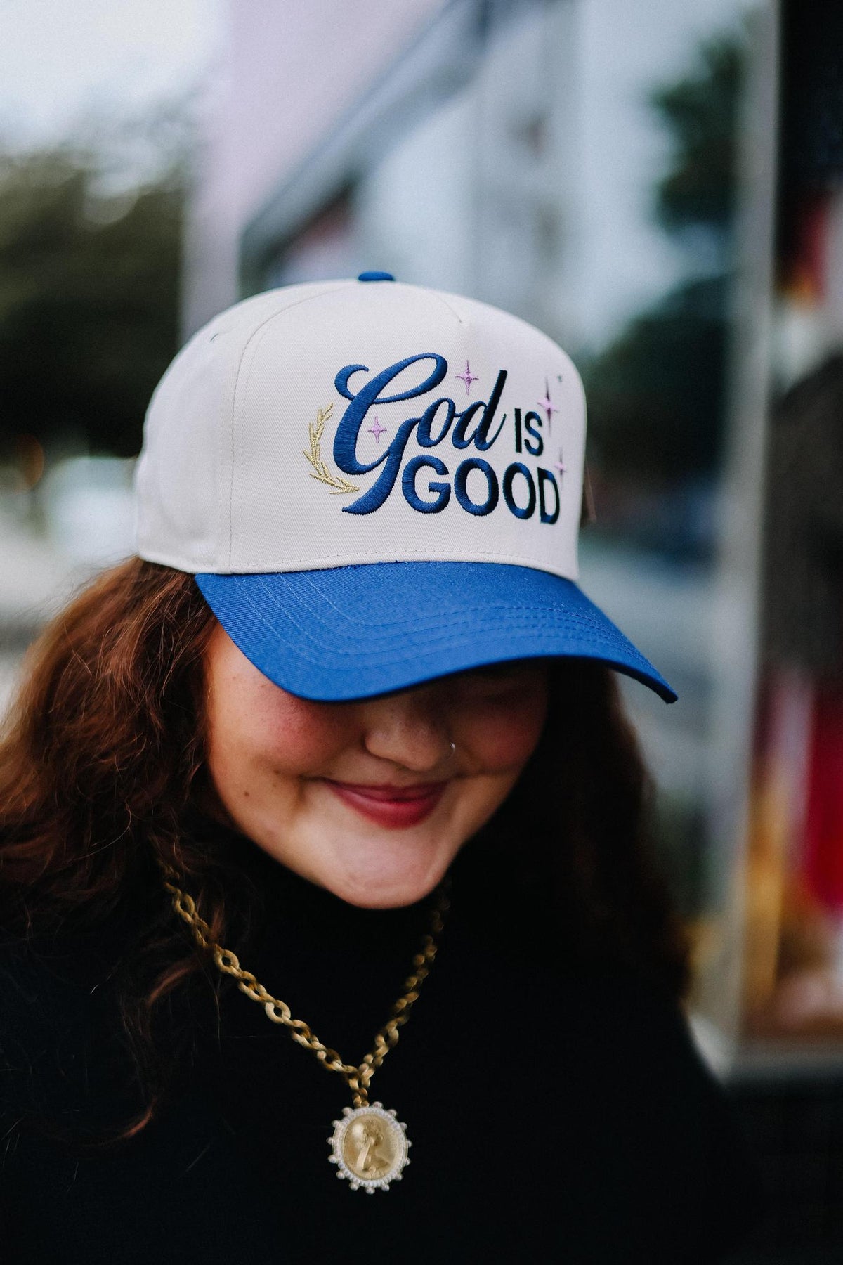 God Is Good Hat (Navy Blue)