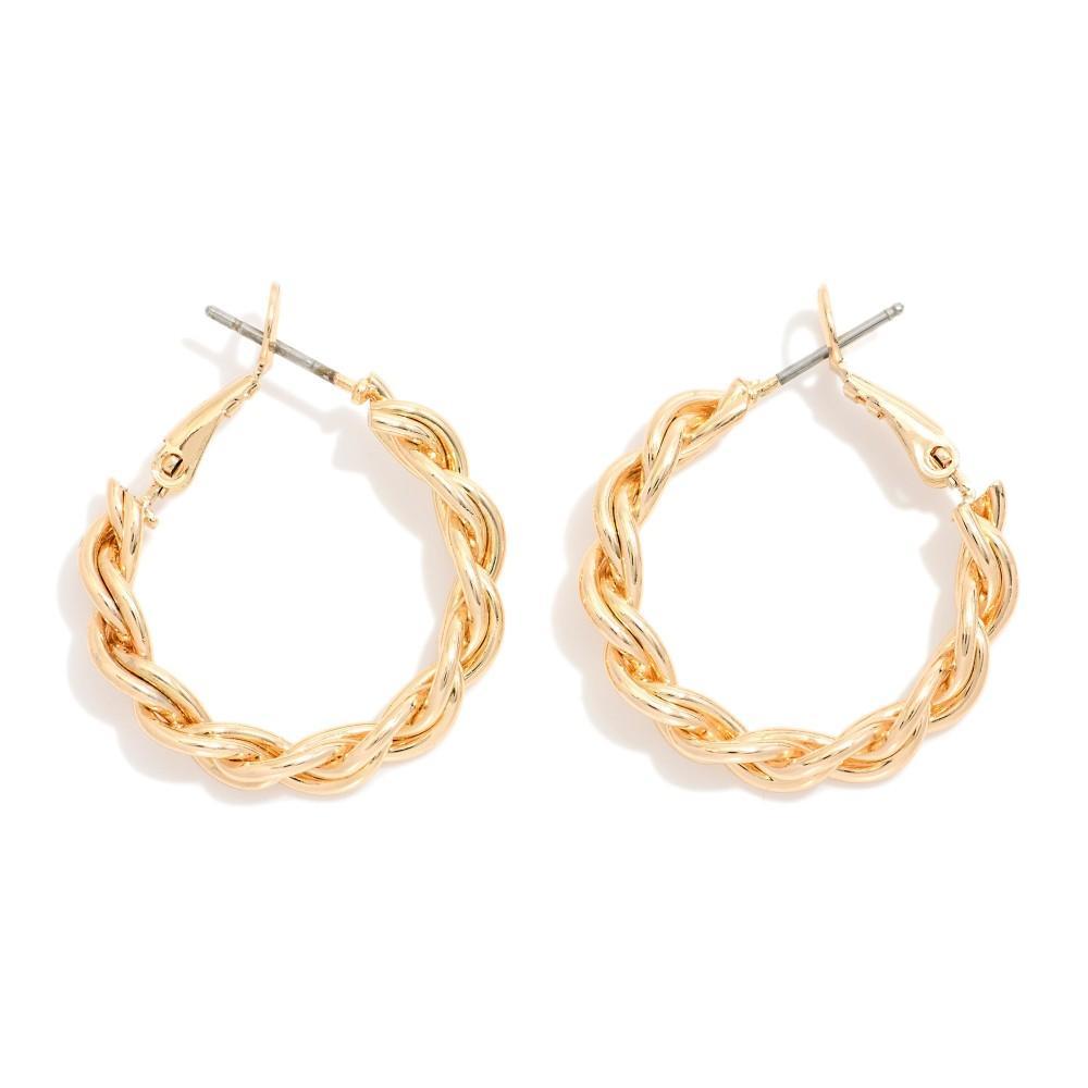Braided Hoop Earrings