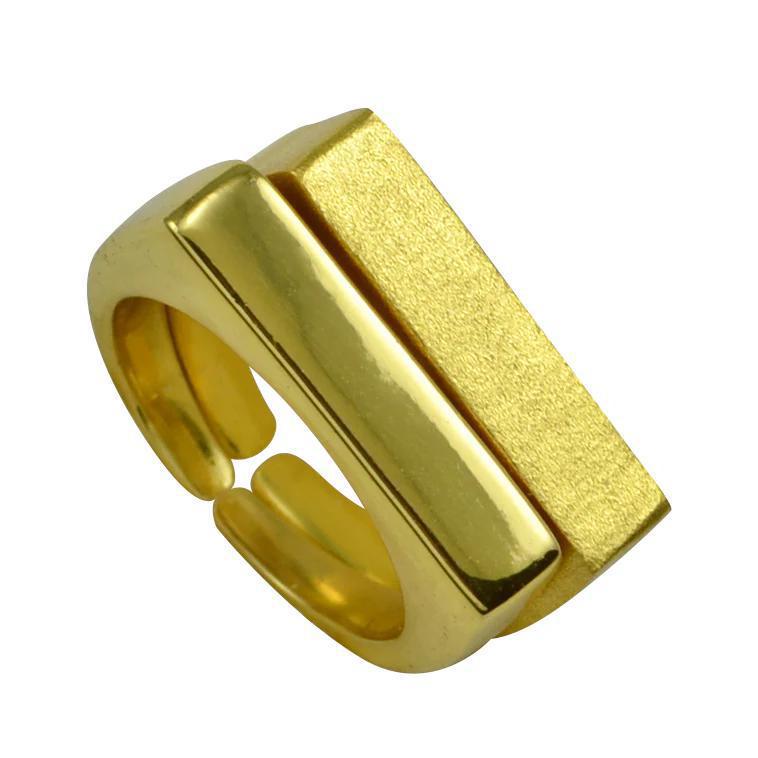 Betty Carre Pascale Square Set of 2 Adjustable Rings