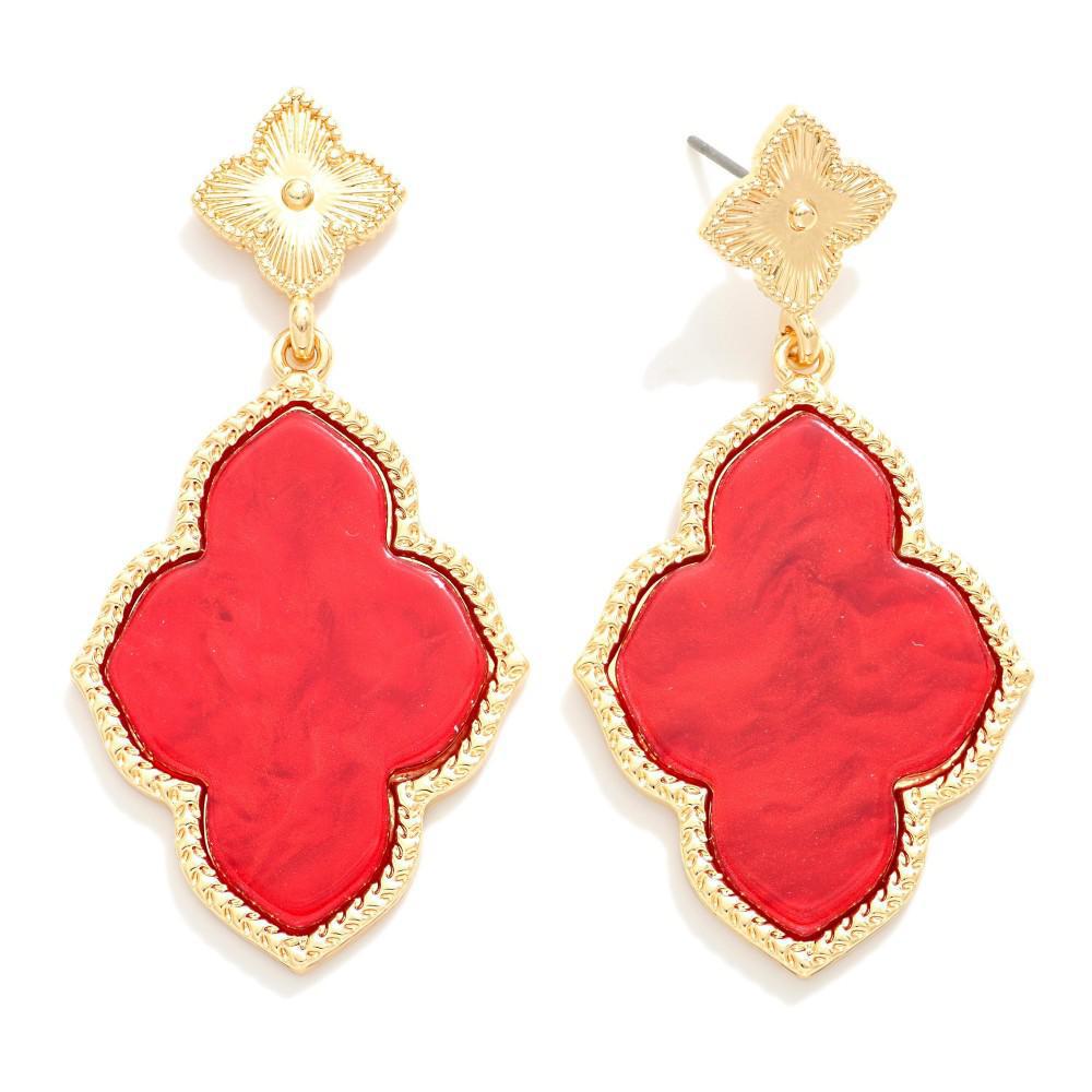 Ruby Red earrings