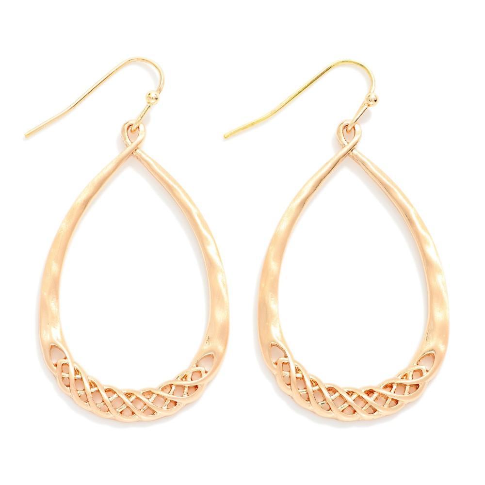 Braided Teardrop Dangles
