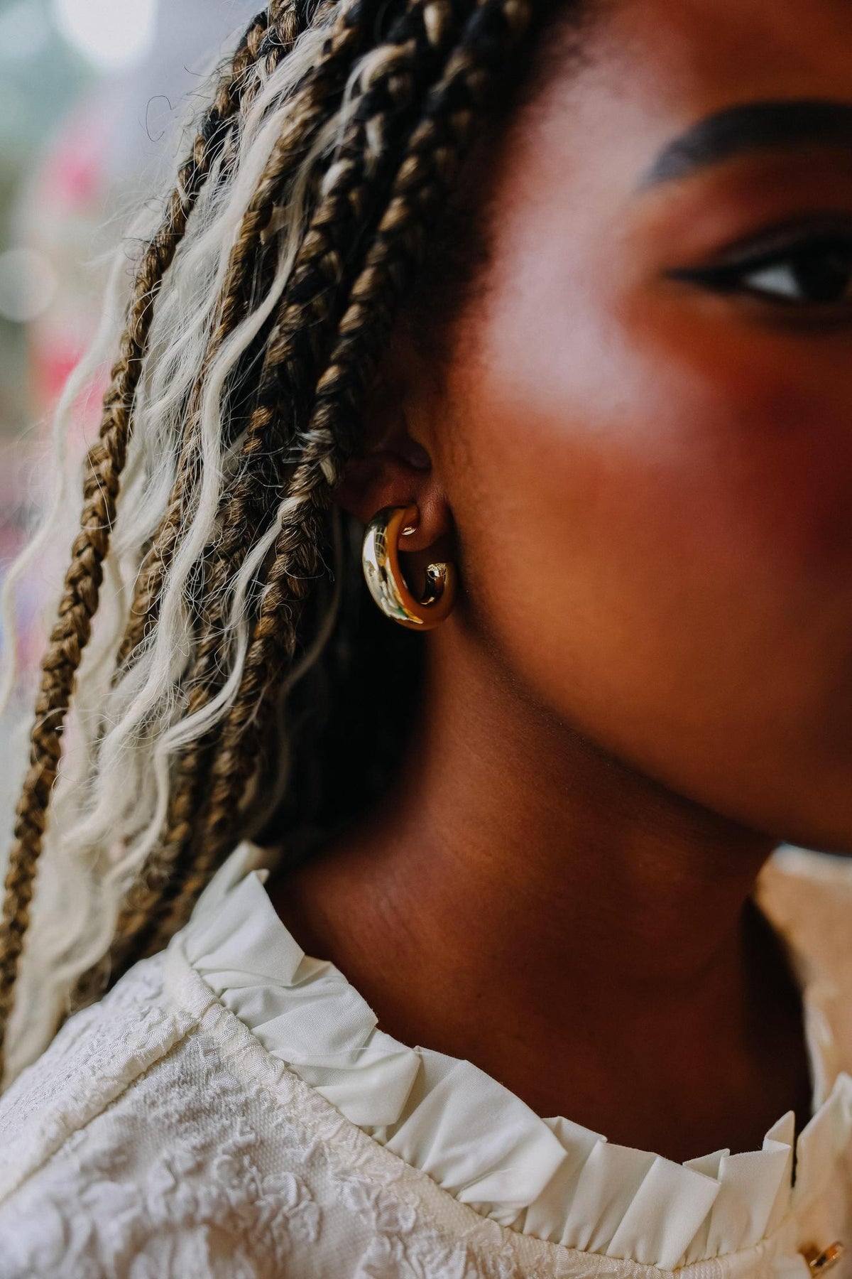 Betty Carre Liso Hoop Earrings - AG1626