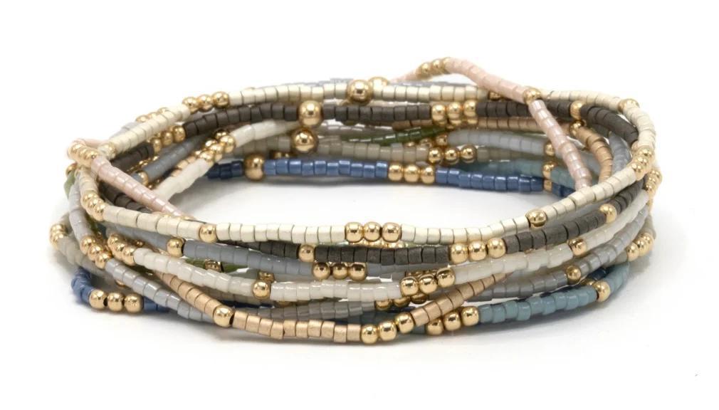 2mm Newport GOLDEN + Gold Filled Waterproof Bracelet by Erin Gray