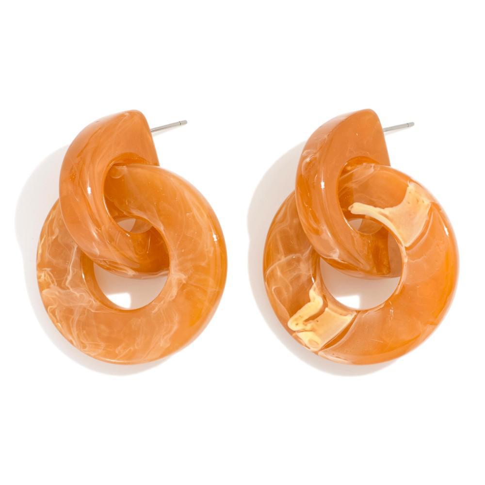Toffee Twist Hoops