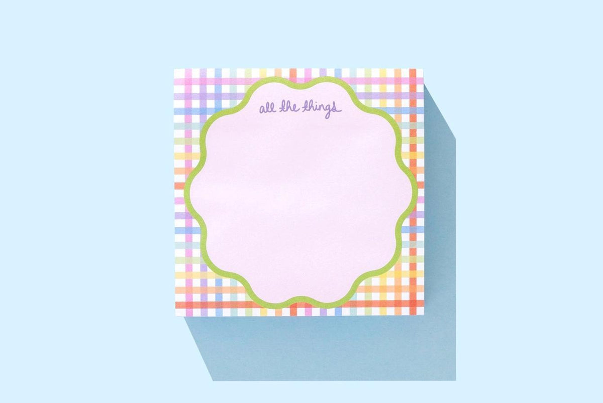 Sticky Notes Pad - "All the Things" - 300 Sheets
