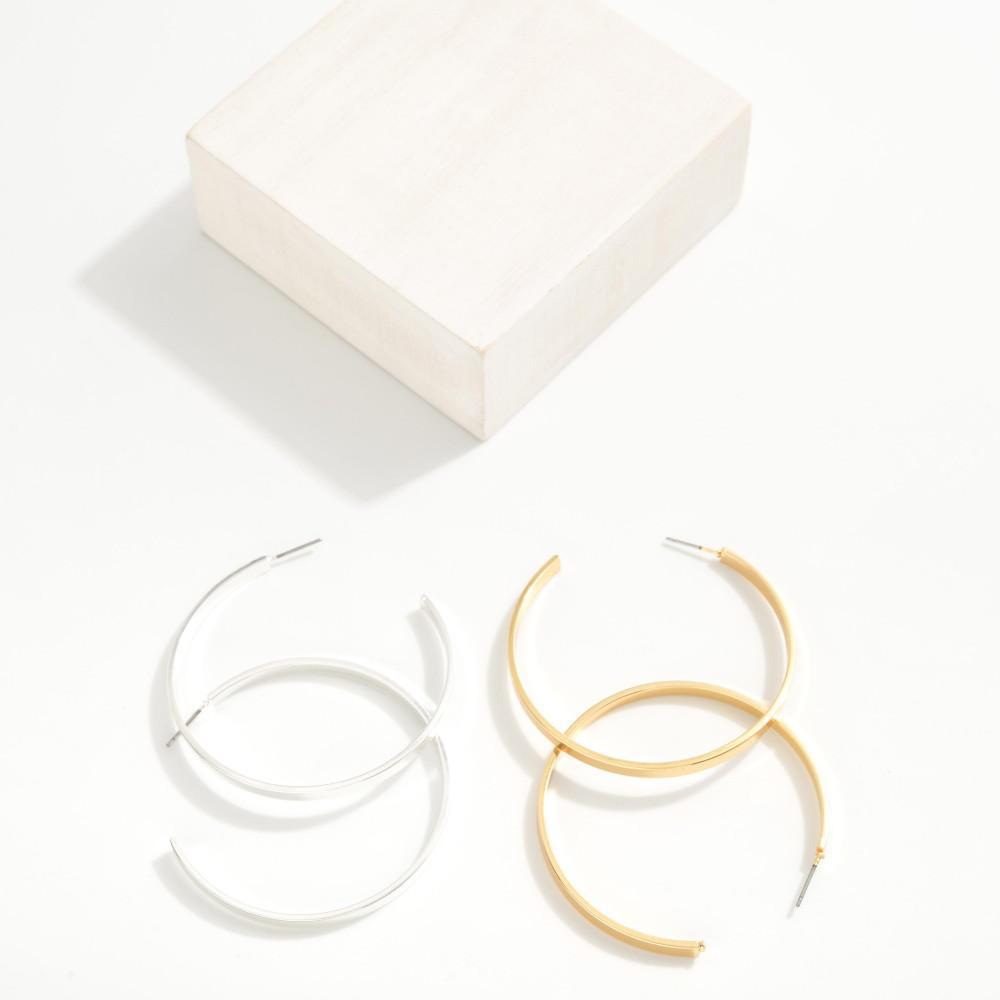 It Girl Classic Hoops