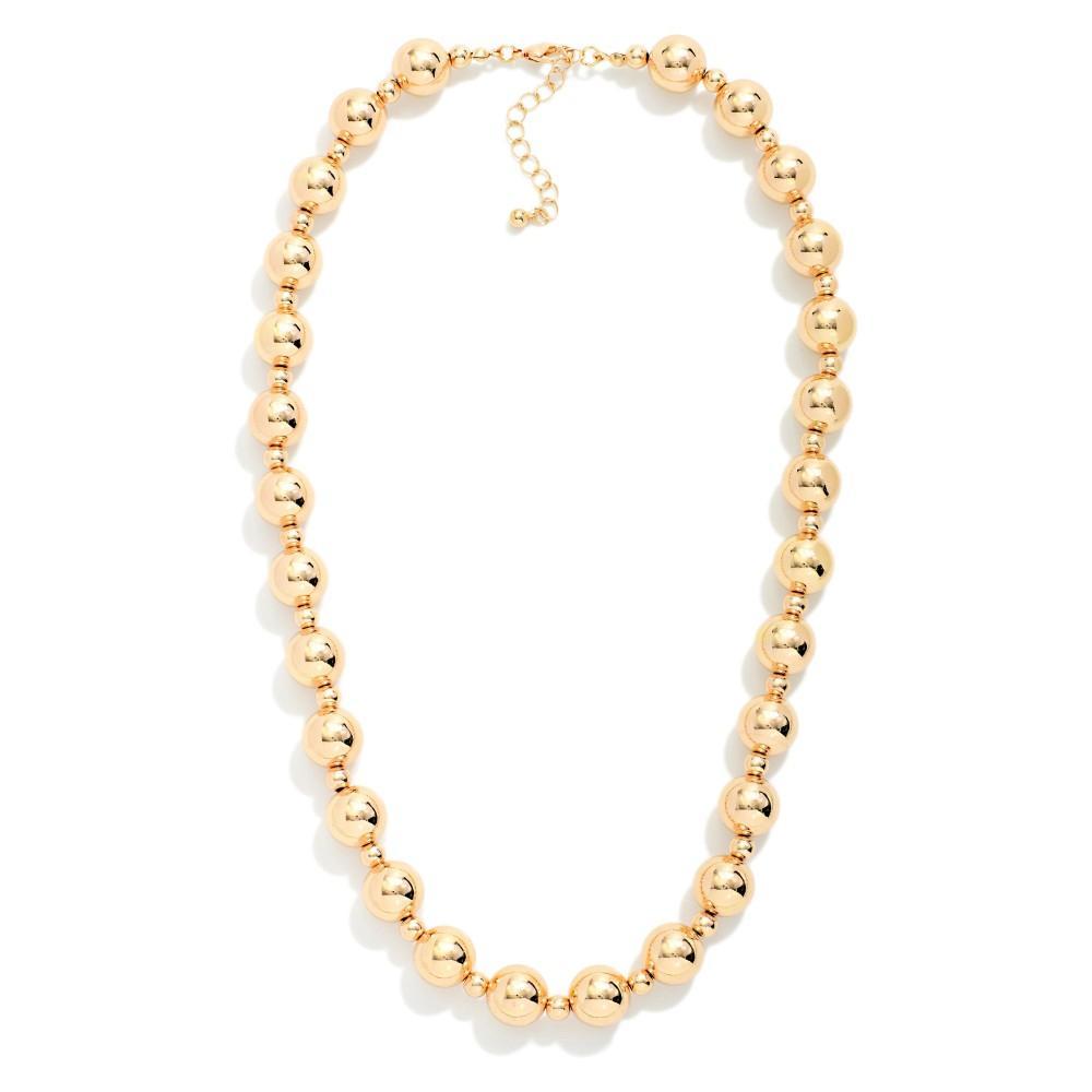 Beaded Ball Necklace