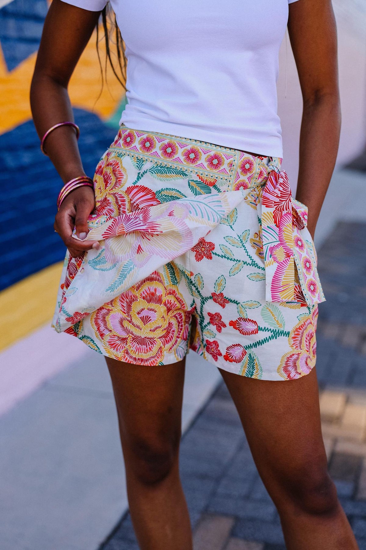 Botanical Print Skort
