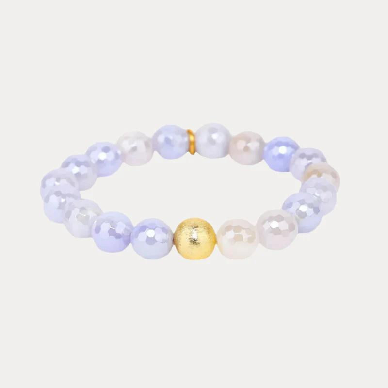 Aquamarine Melange Bracelet By BuDhaGirl
