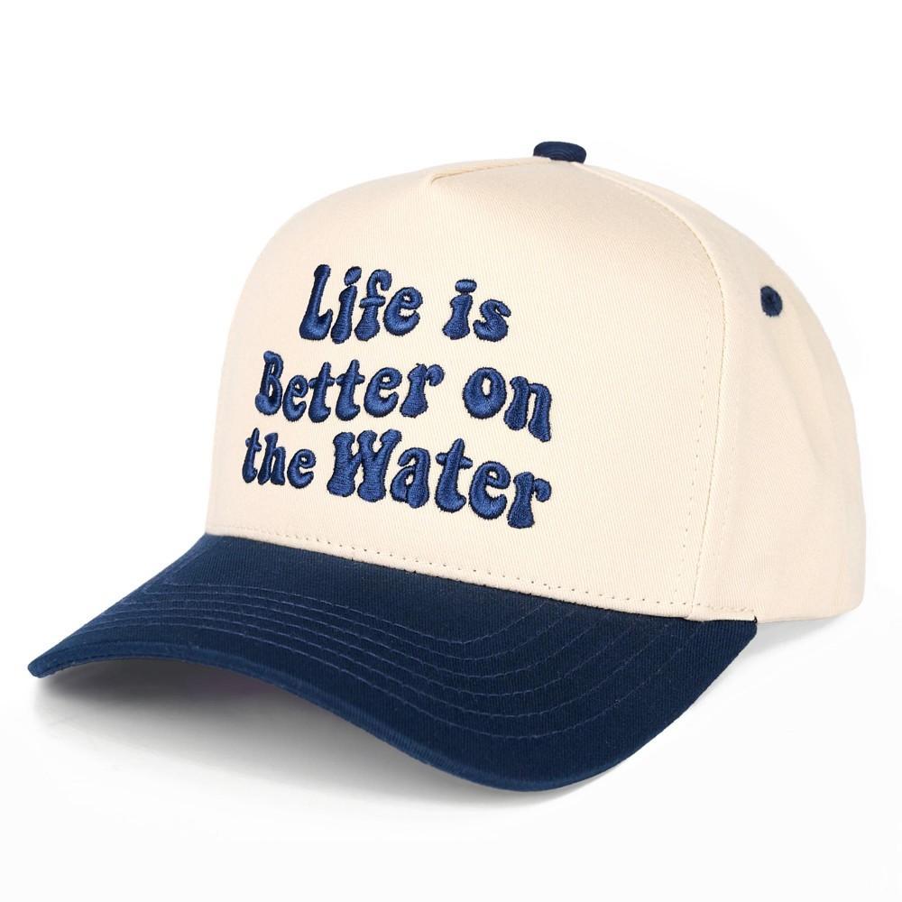 Life Is Better On The Water Hat- Navy