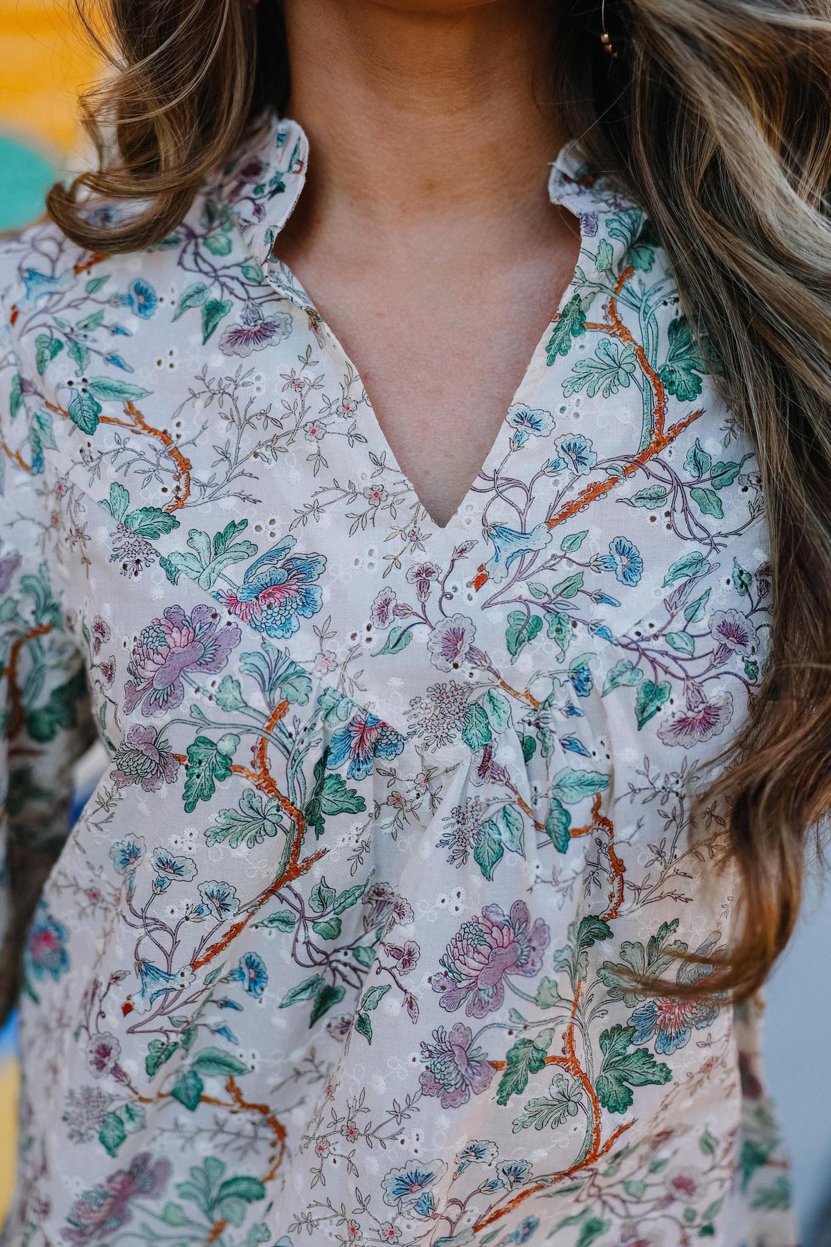 Spring Whisper Floral Top