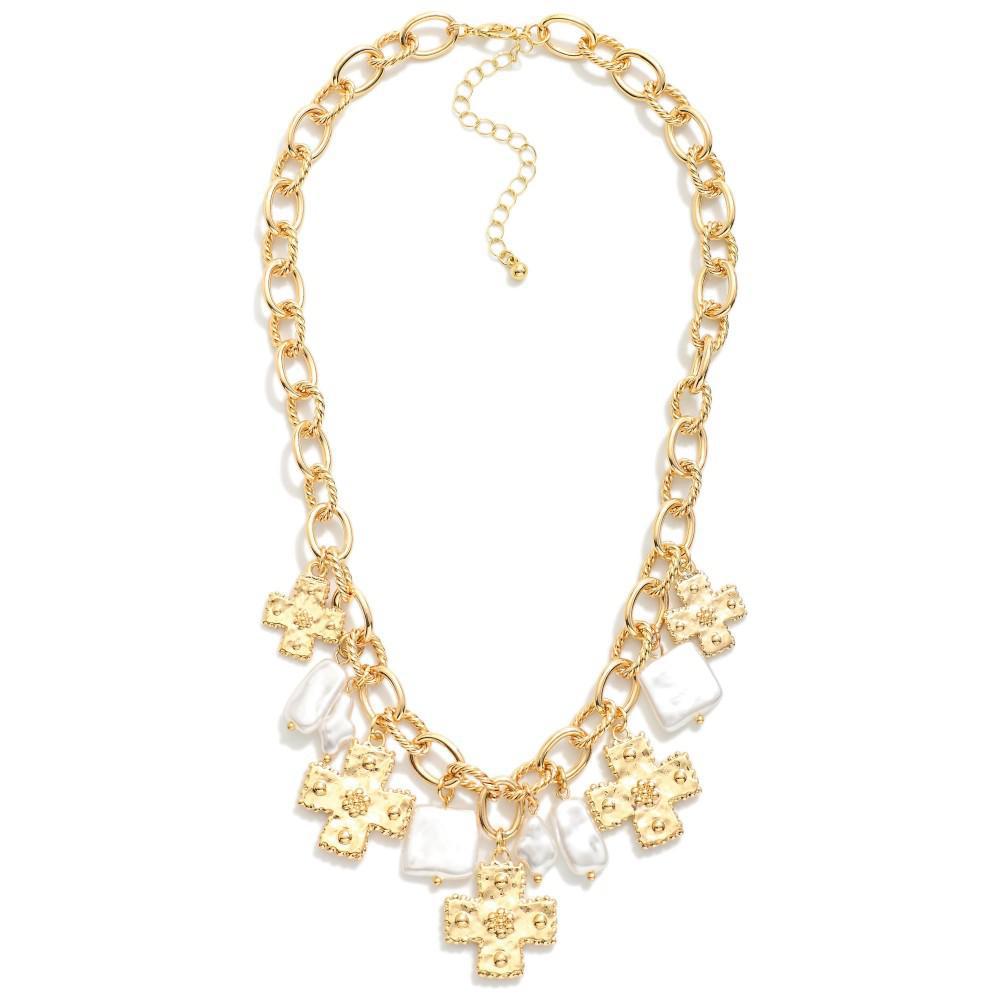 Pearls of Grace Necklace- Gold