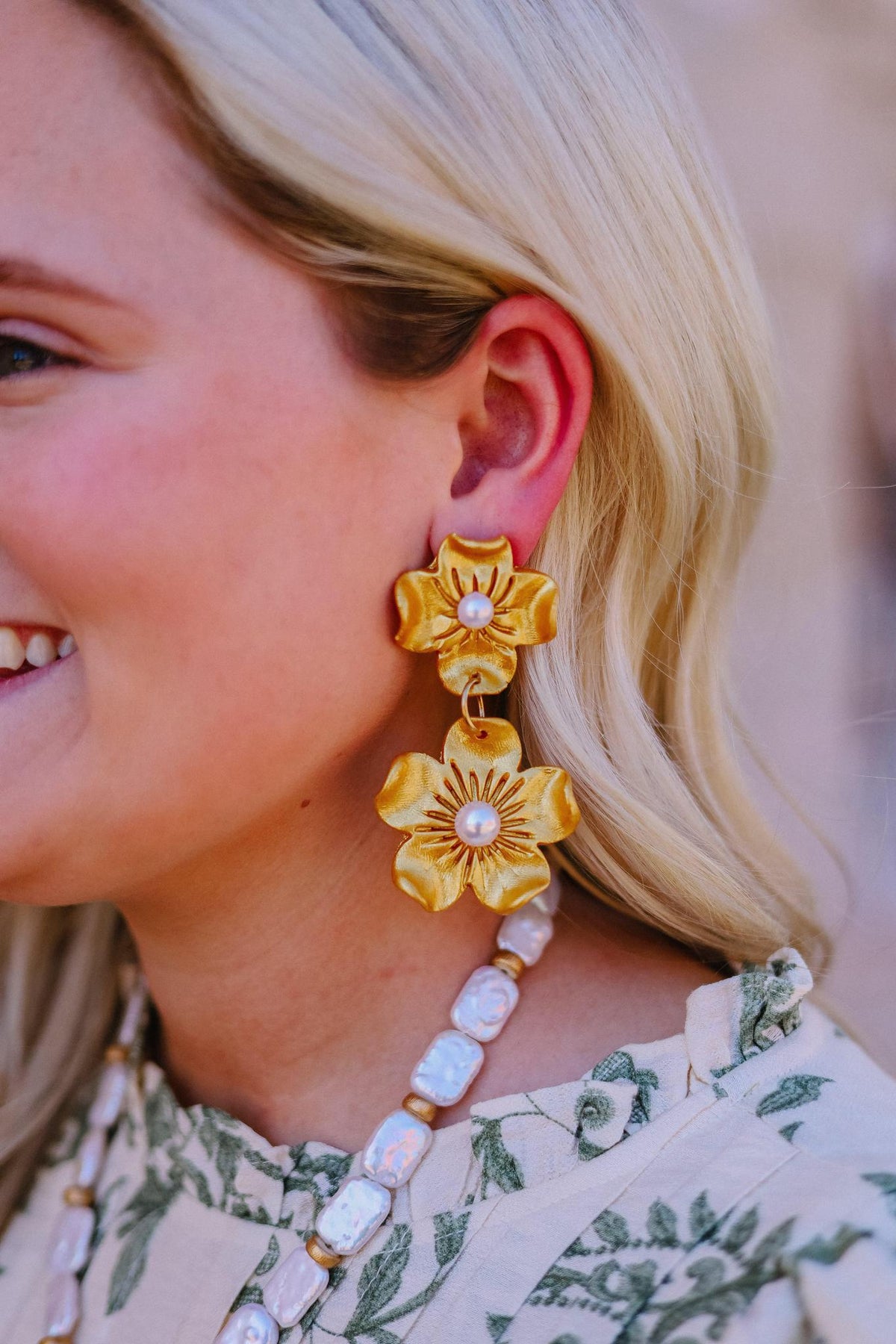 Hidden Truth Earrings- The Gardenia
