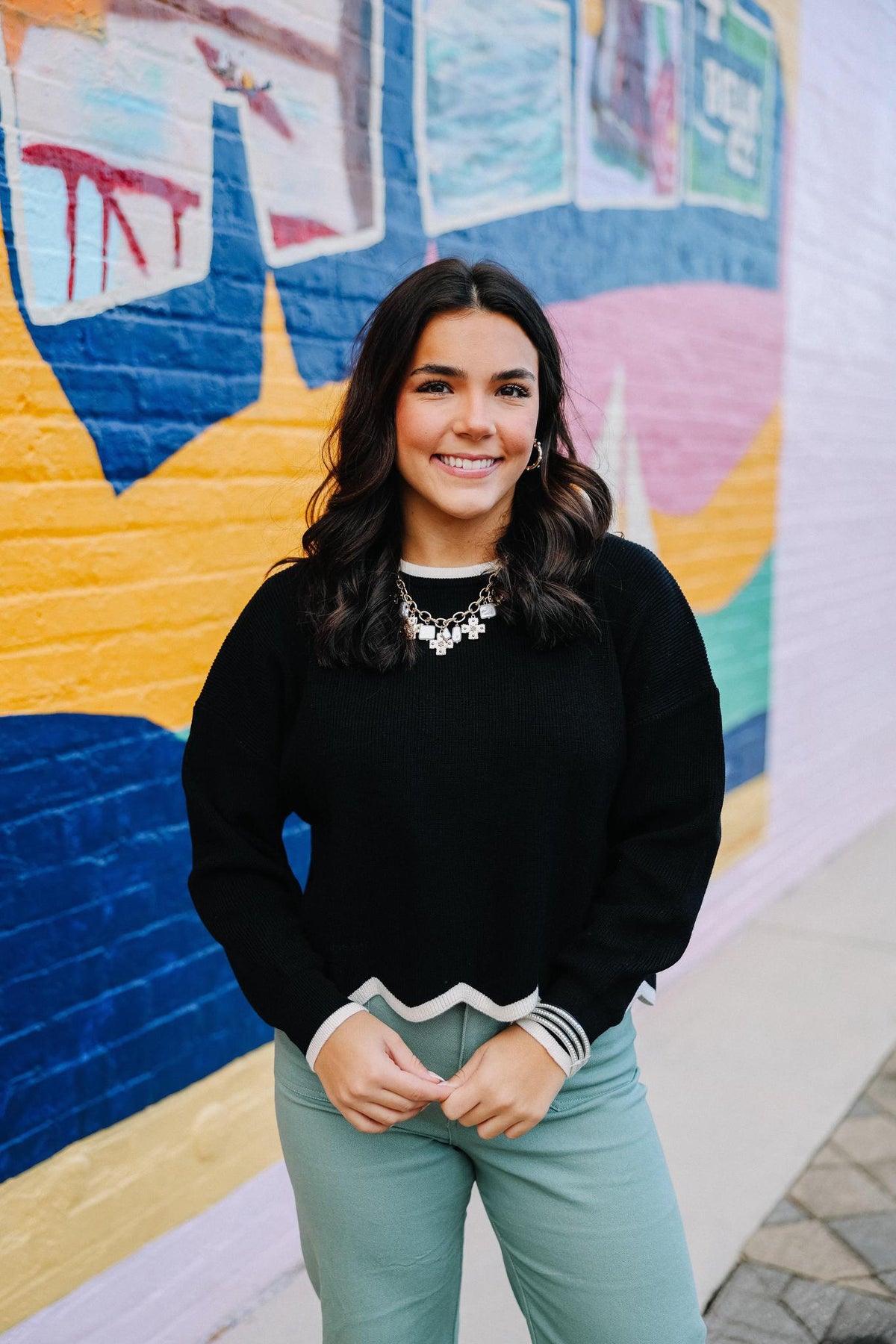 Moonlit Edge Sweater