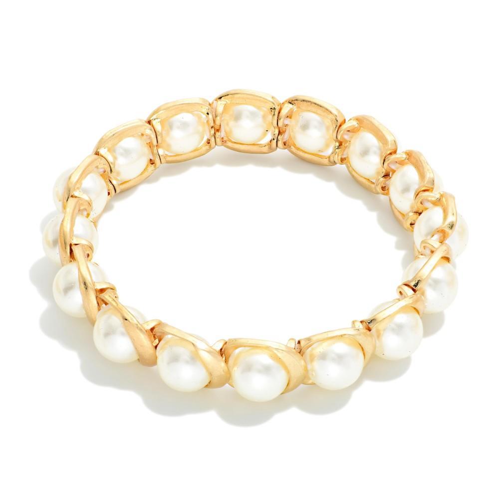 Beaded Pearl Bracelet