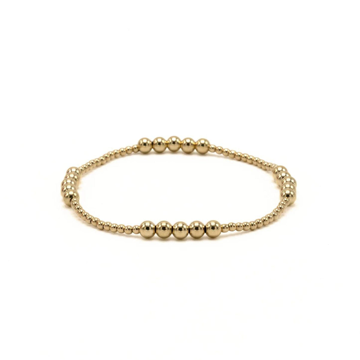 The Hamptons 2*4 14k Gold-Filled Beaded Bracelet by Erin Gray