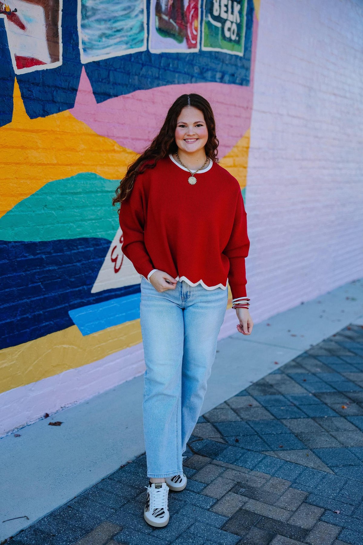 Charming Trim Sweater