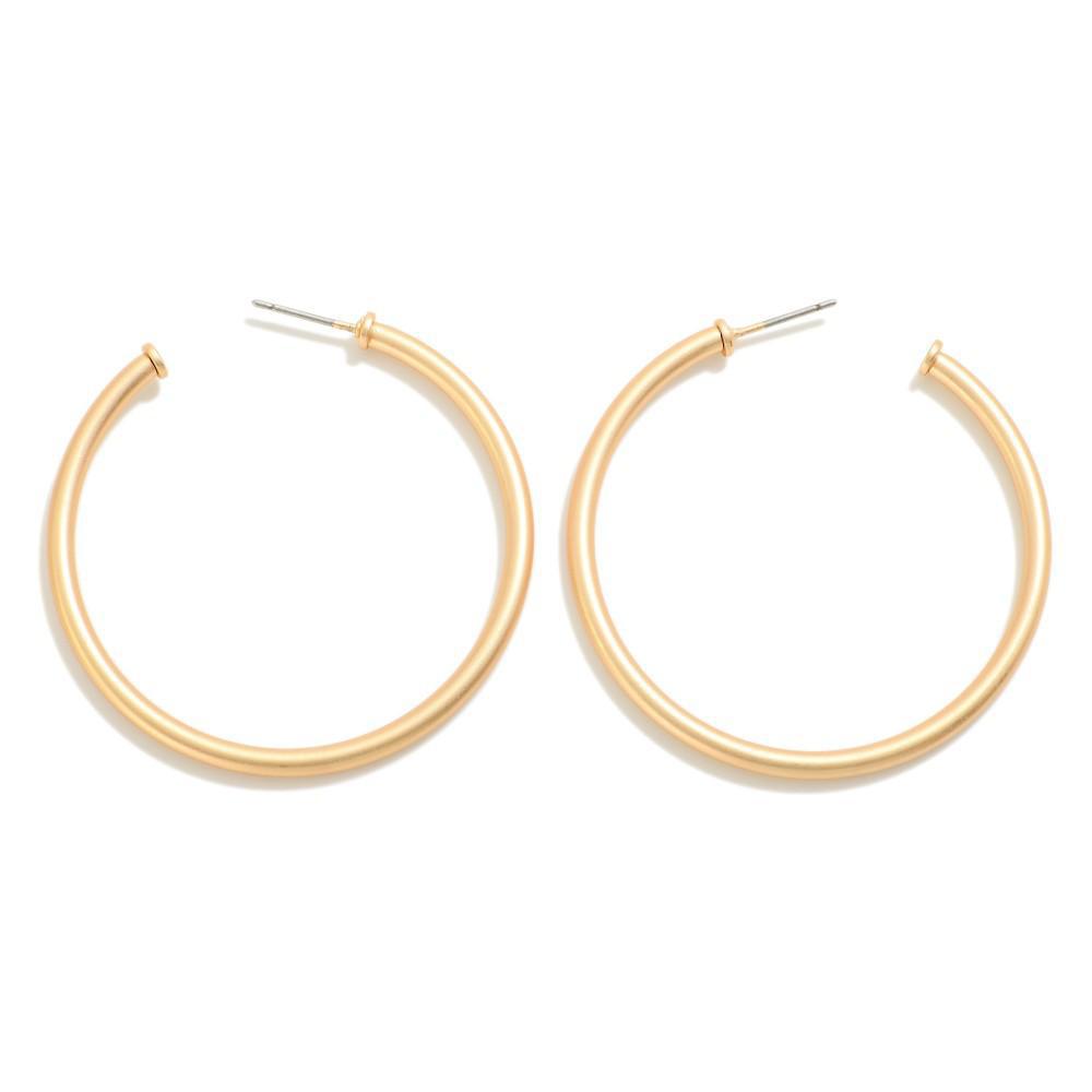 She's A Classic Hoop Earrings