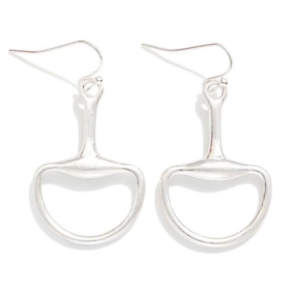 Silver Horse Shoe Earrings