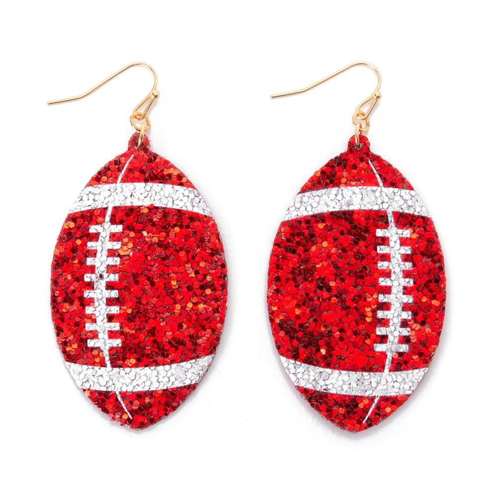 Go Big Red Earrings