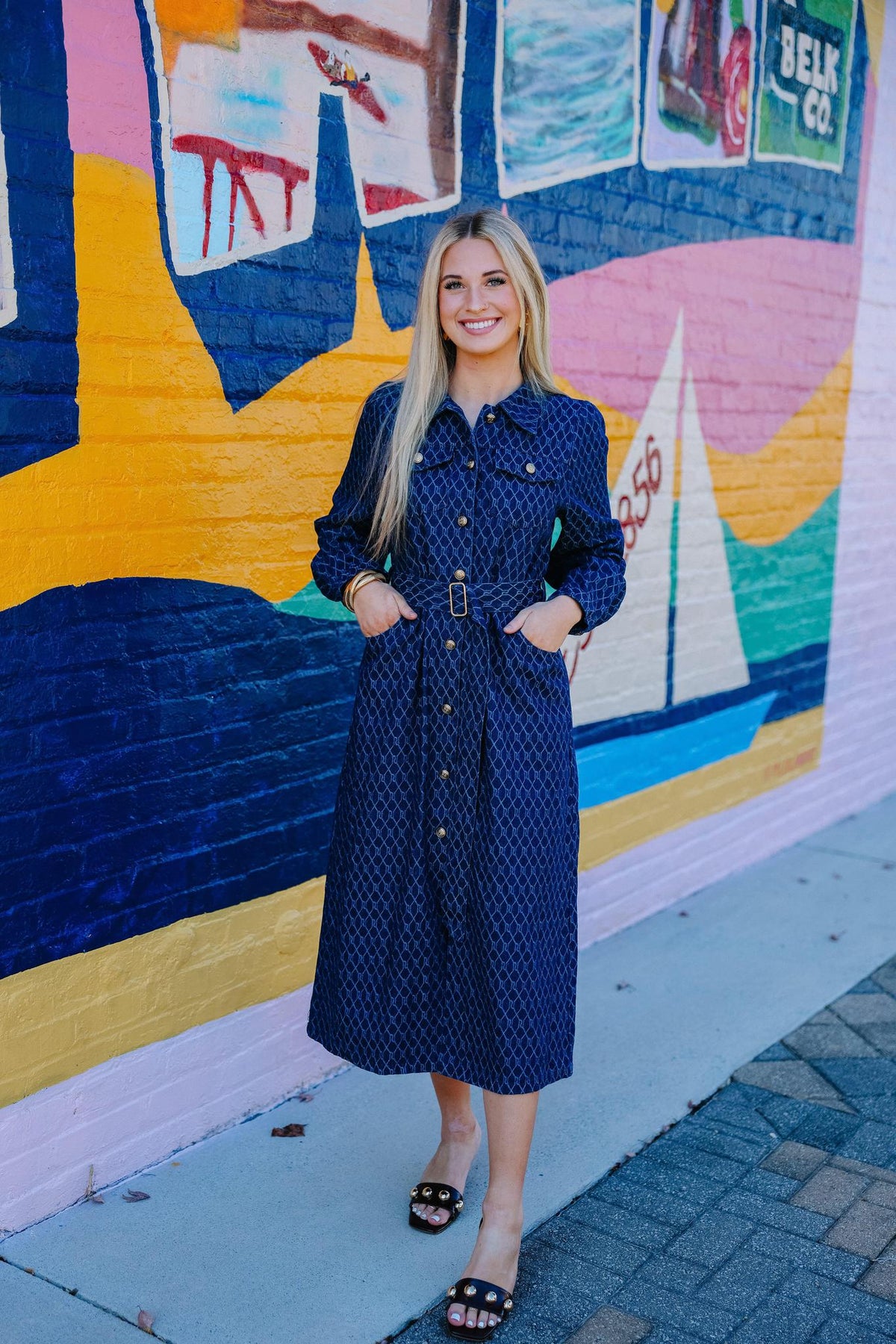 Indigo Icon Midi Dress