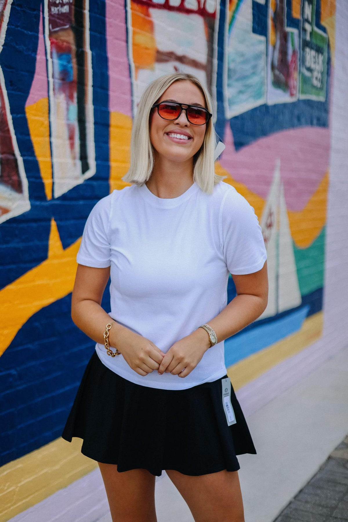 Queen Of The Court Skort- Black