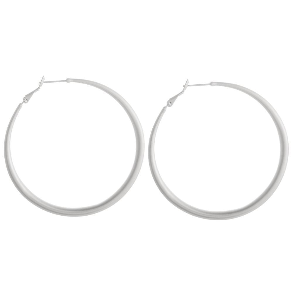 At Glance Hoop -Silver