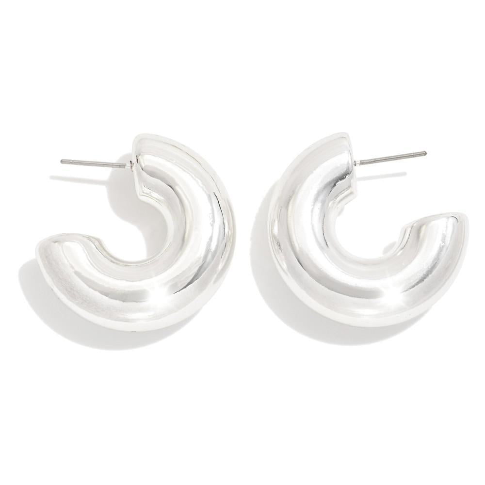 Polished Petite Hoops