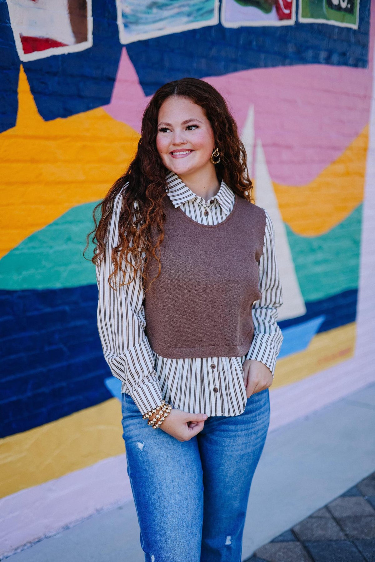 Classic Contrast Top