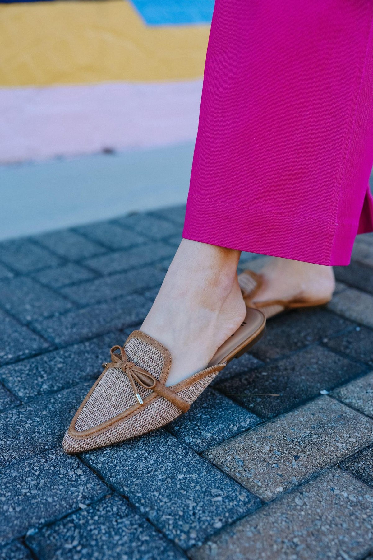 The Portofino Mule (Raffia)