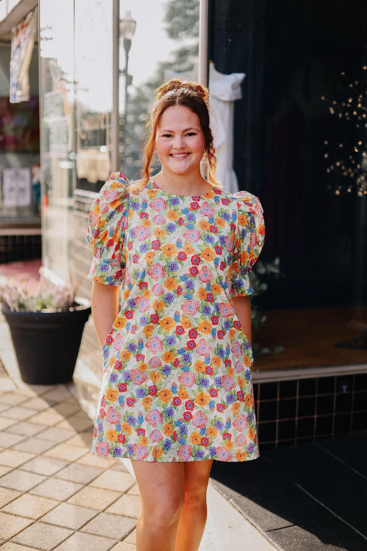 Flashing Florals Mini Dress