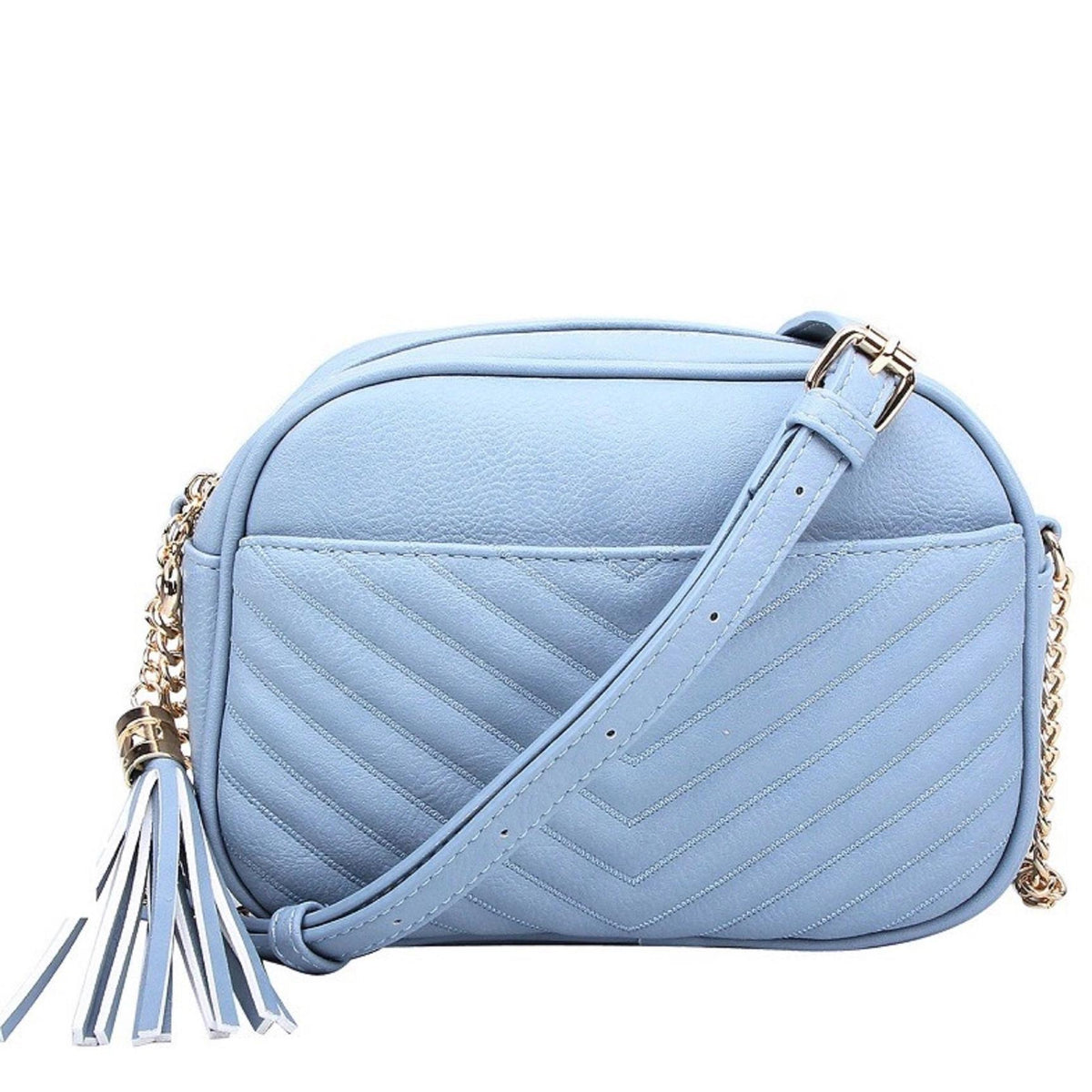 The Tanner Handbag- Blue