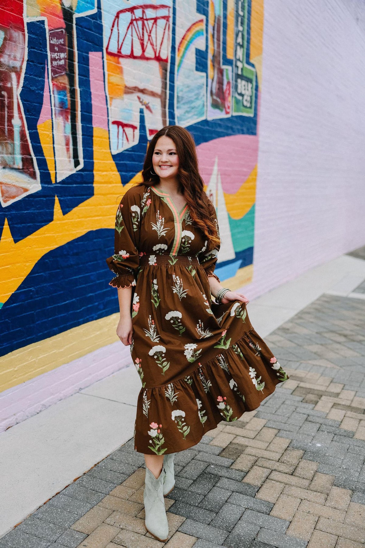 Botanical Bark Dress