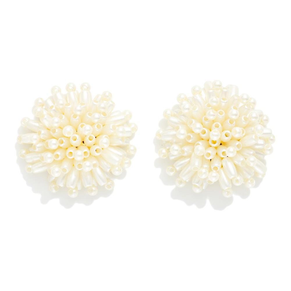 Dandelion Pearl Earrings