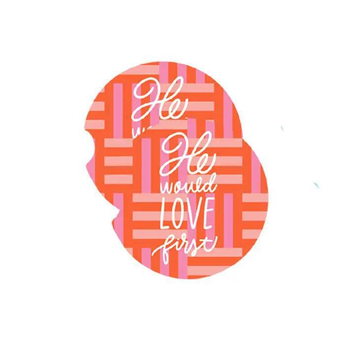 He Would Love First Car Coaster - Mary Square