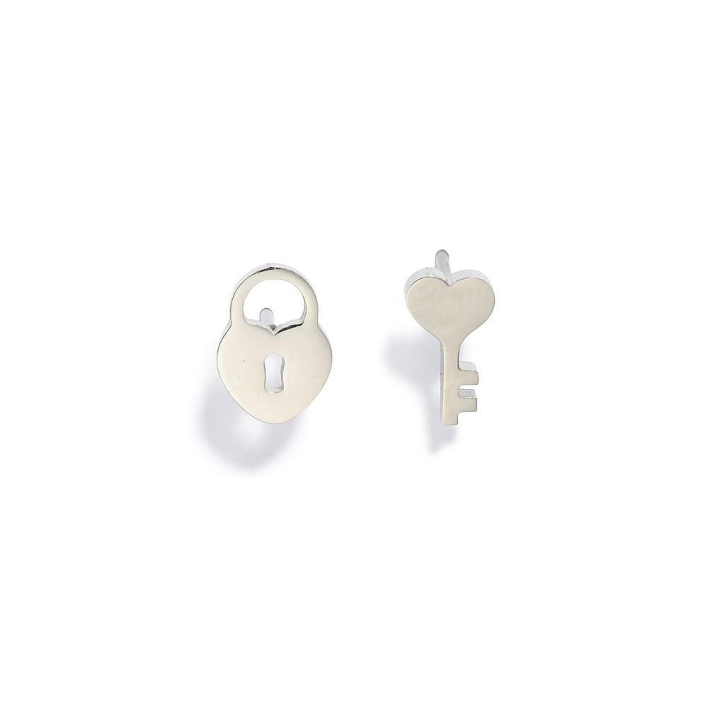 Lock & Key Earrings