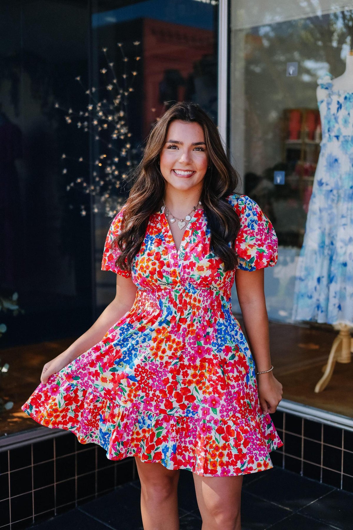 Spring Step Mini Dress