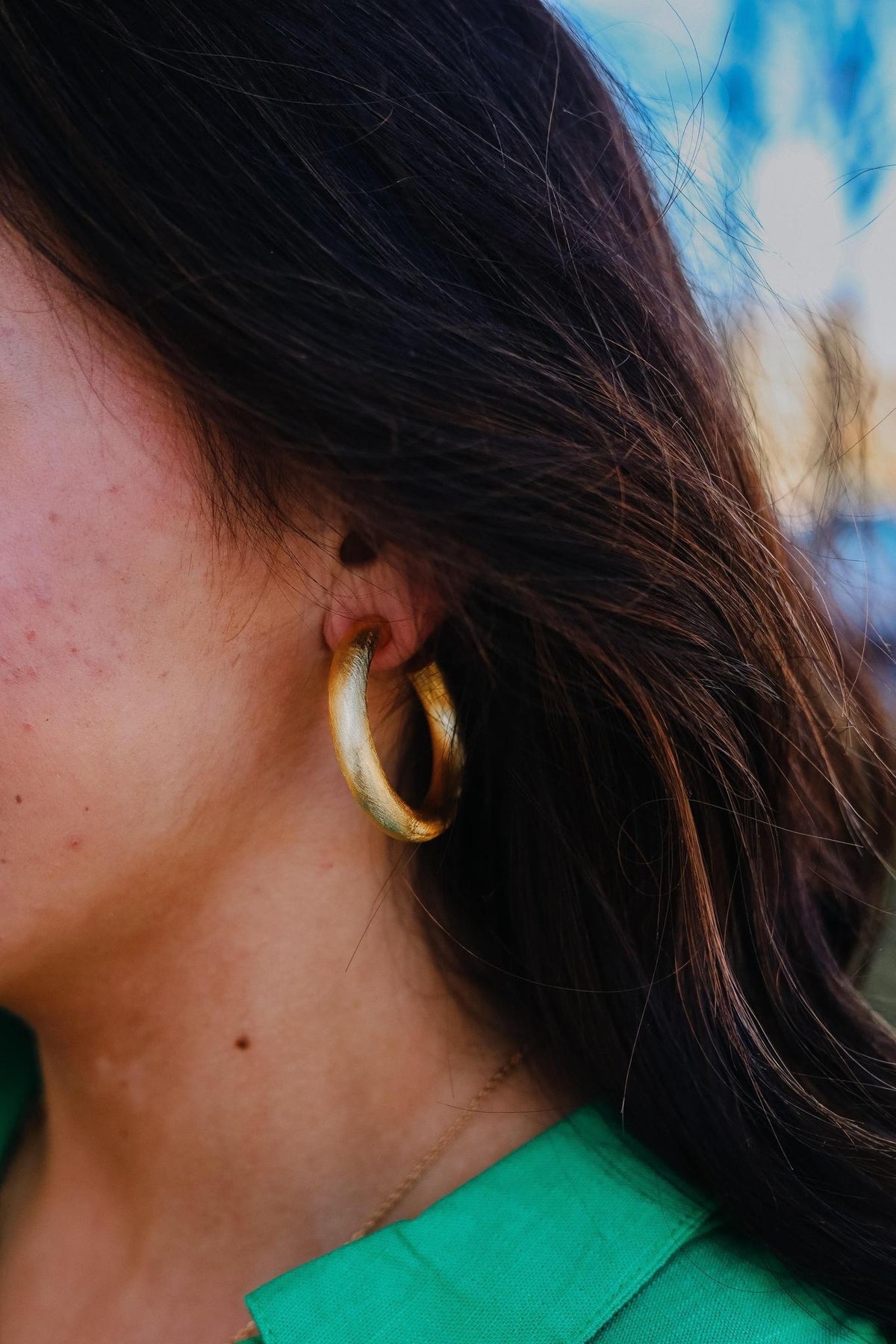 Betty Carre Laurence Mid Size Hoop- Gold