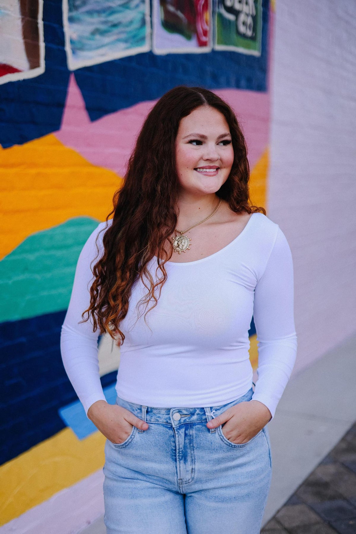 Layer Me Up Long Sleeve- White