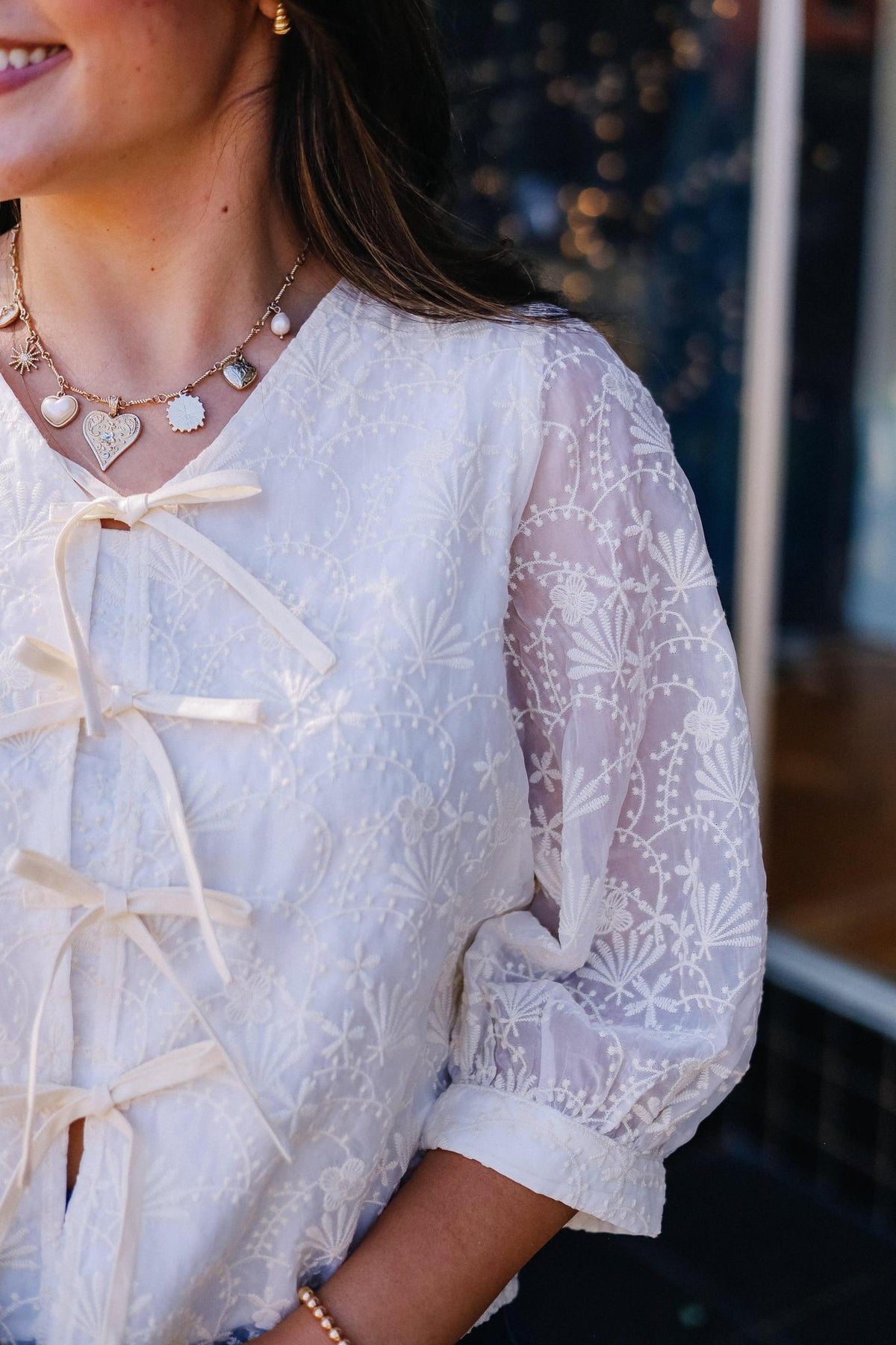 The Hannah Lace Top