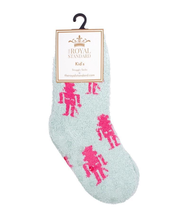 Kid's Candy Nutcracker Snuggle Socks Sky/Hot Pink