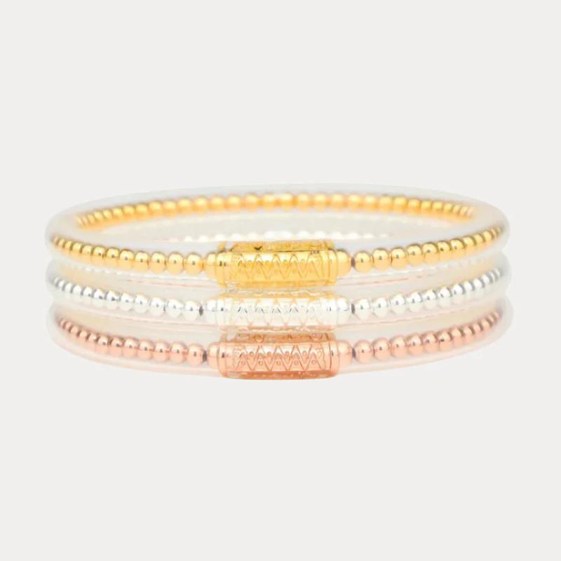 Multi BIBI All Weather Bangles (Set of 3) - Serenity Prayer