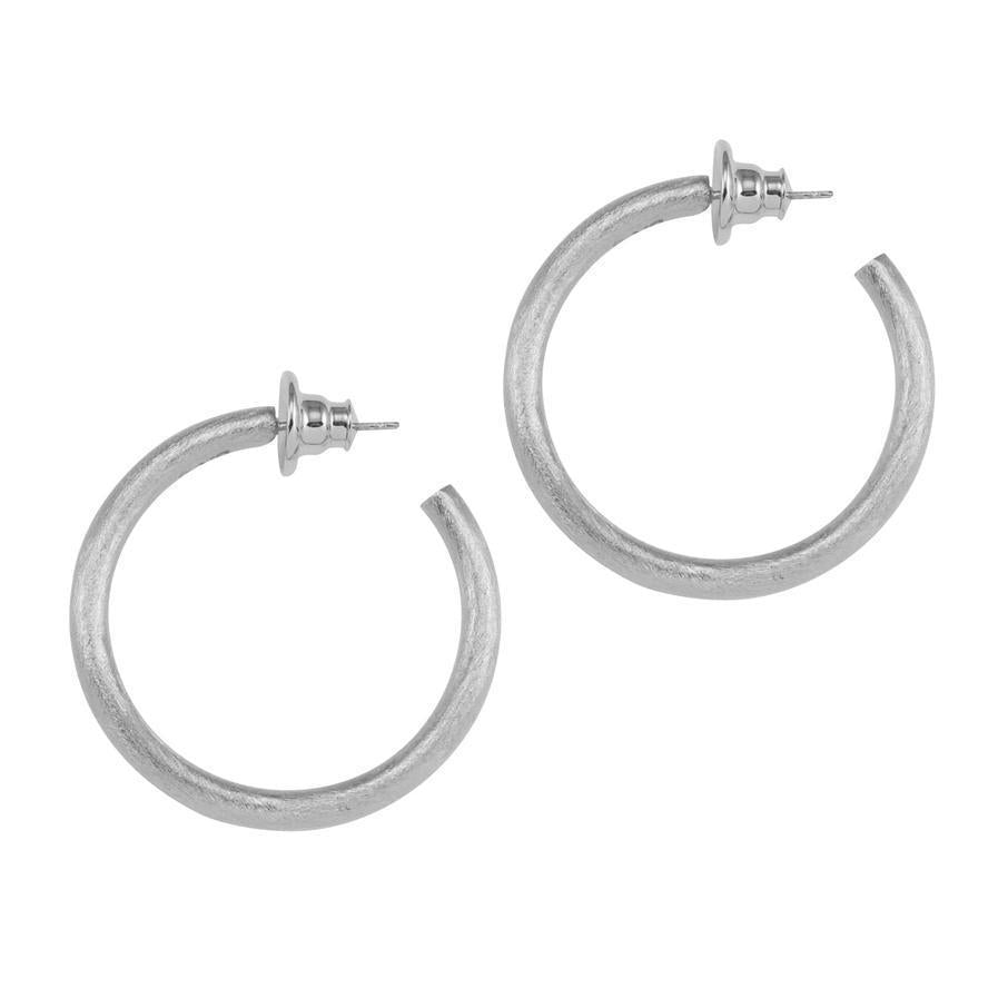 Betty Carre St. Tropez Hoop- Rhodium