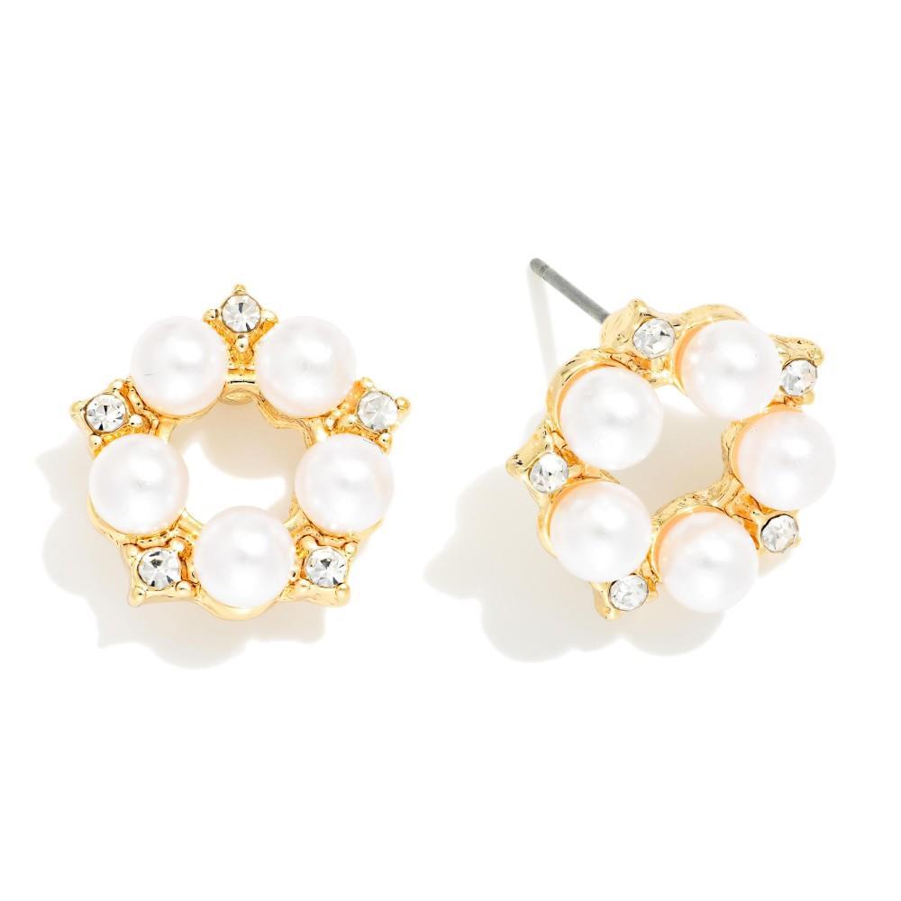 Pearl Petal Studs