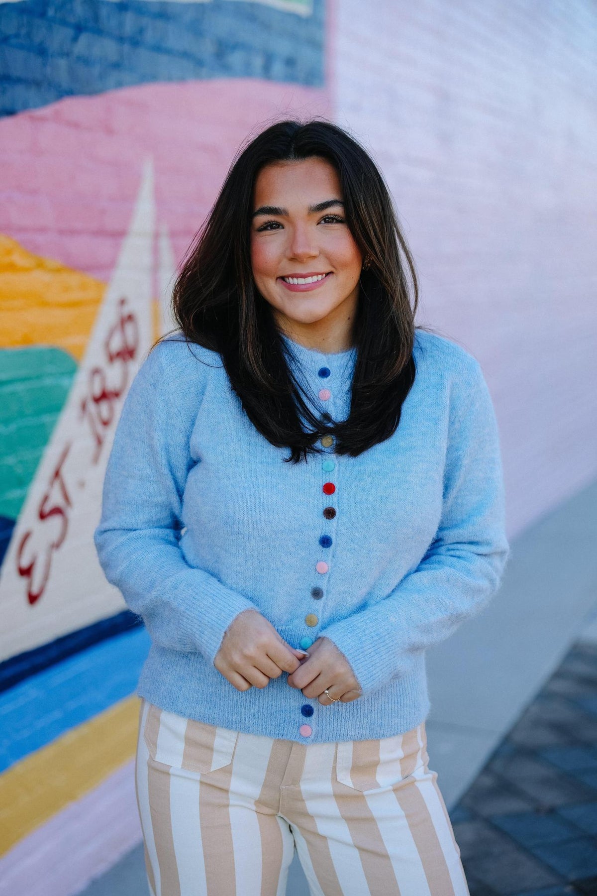 Cheerful Charm Knit Top