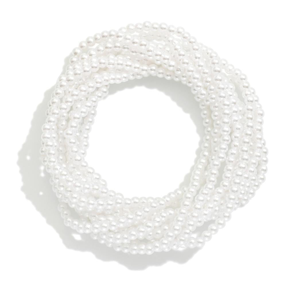Pearly Bracelet Stack