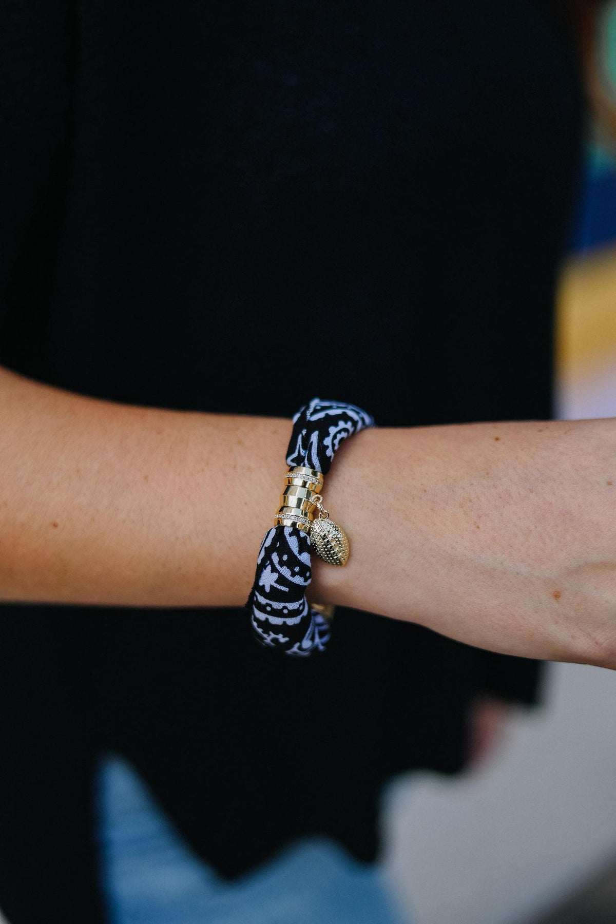 Holst & Lee - Game Day Bandana Charm Bracelet