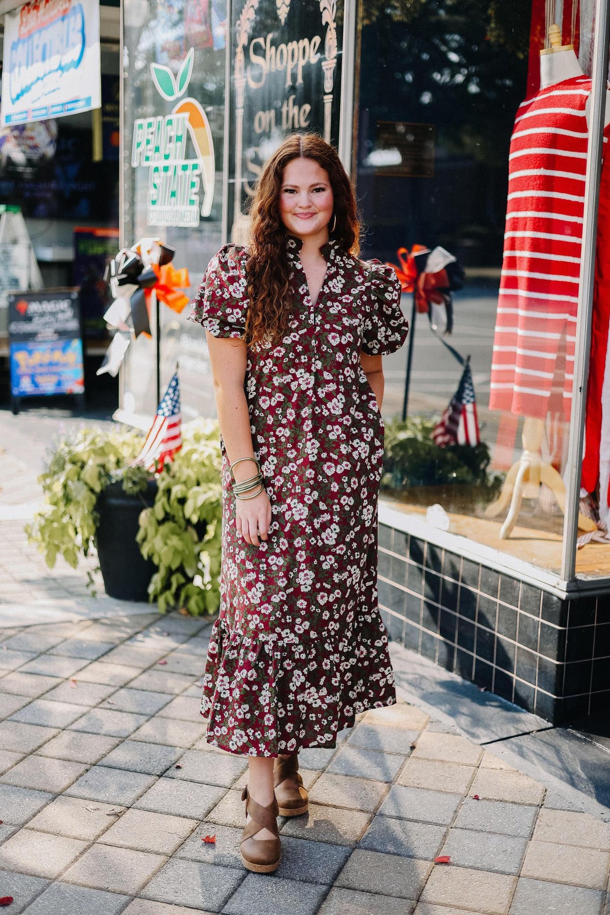 Harvest Bloom Midi Dress