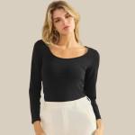 The Scoop Long Sleeve - Black