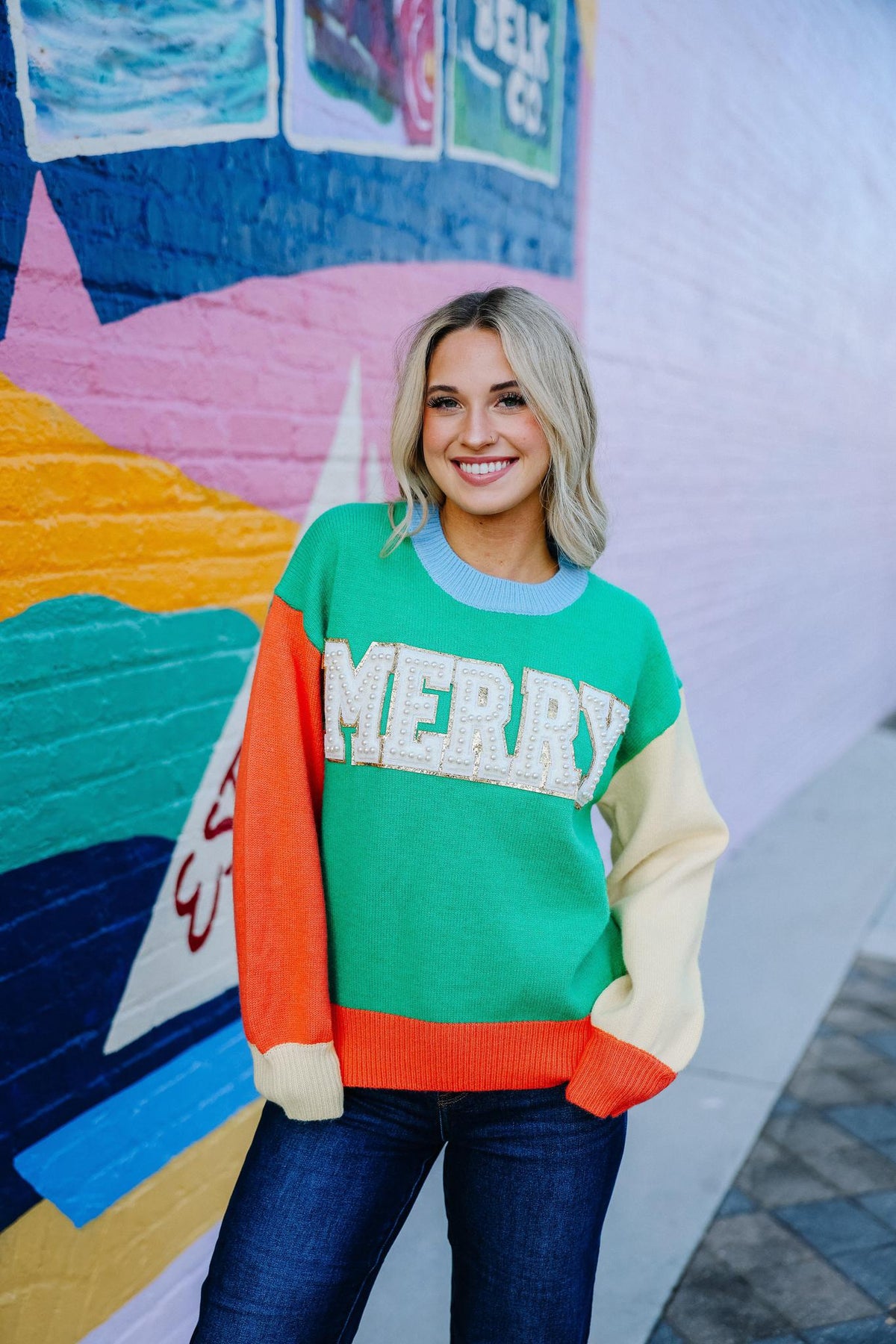 Jolly Gems Sweater- Green